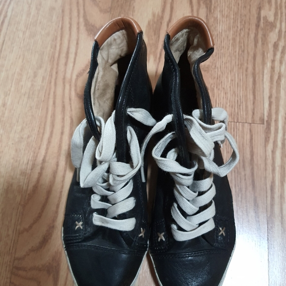 Frye Melanie leather high top sneaker - Picture 2 of 6